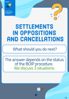 Settlements in oppositions and cancellations cover
